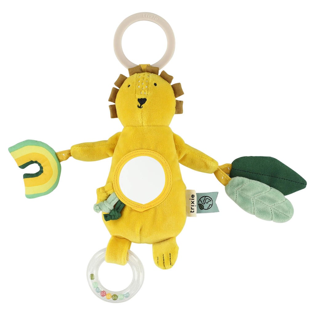Trixie hangend activiteitenseeltje Mr. Lion - geel