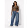 NOISY MAY Curve regular fit top Plus Size - bruin