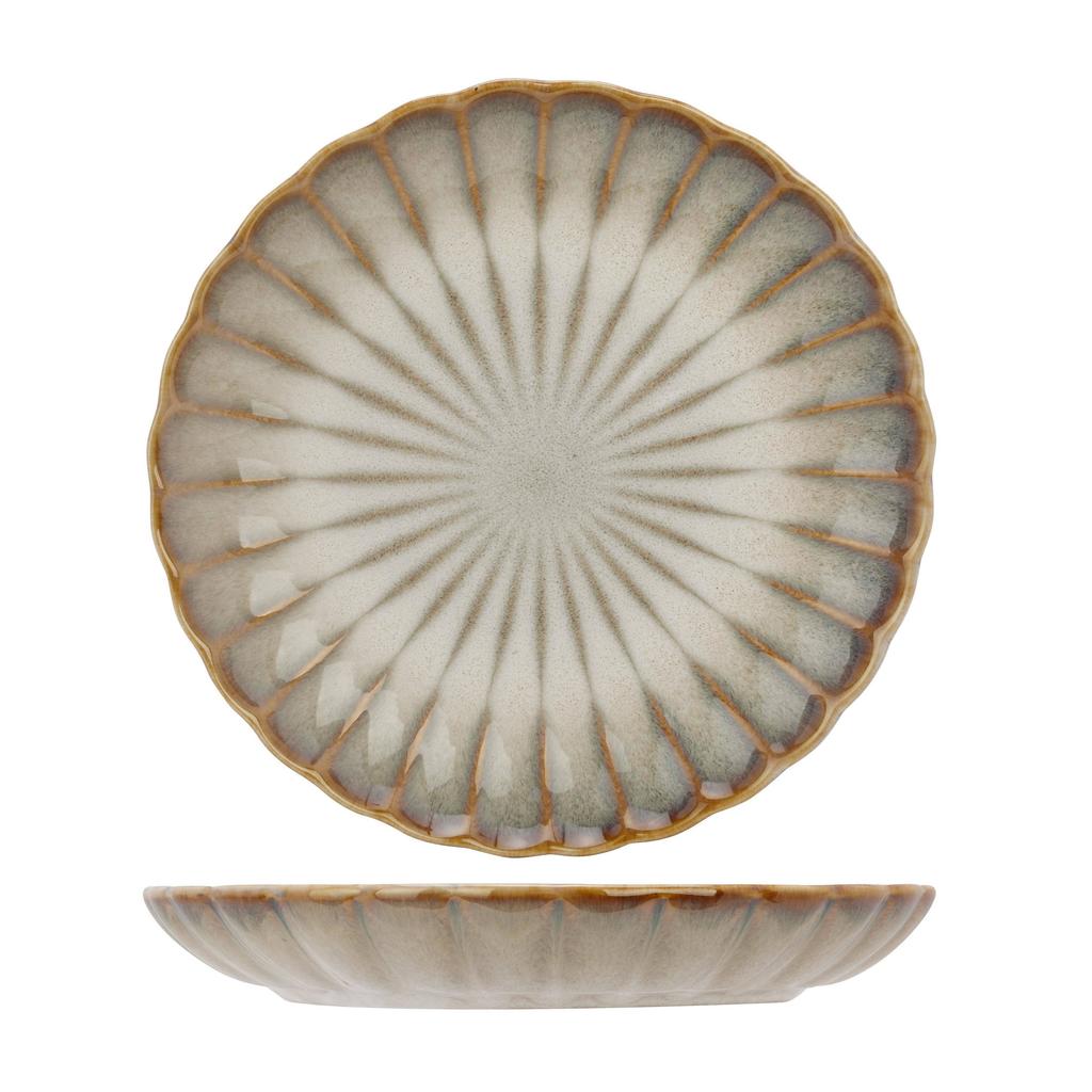 Cosy & Trendy Ontbijtborden / Dessertborden - Astera Pearl Beige - ø 21 cm - 4 Stuks