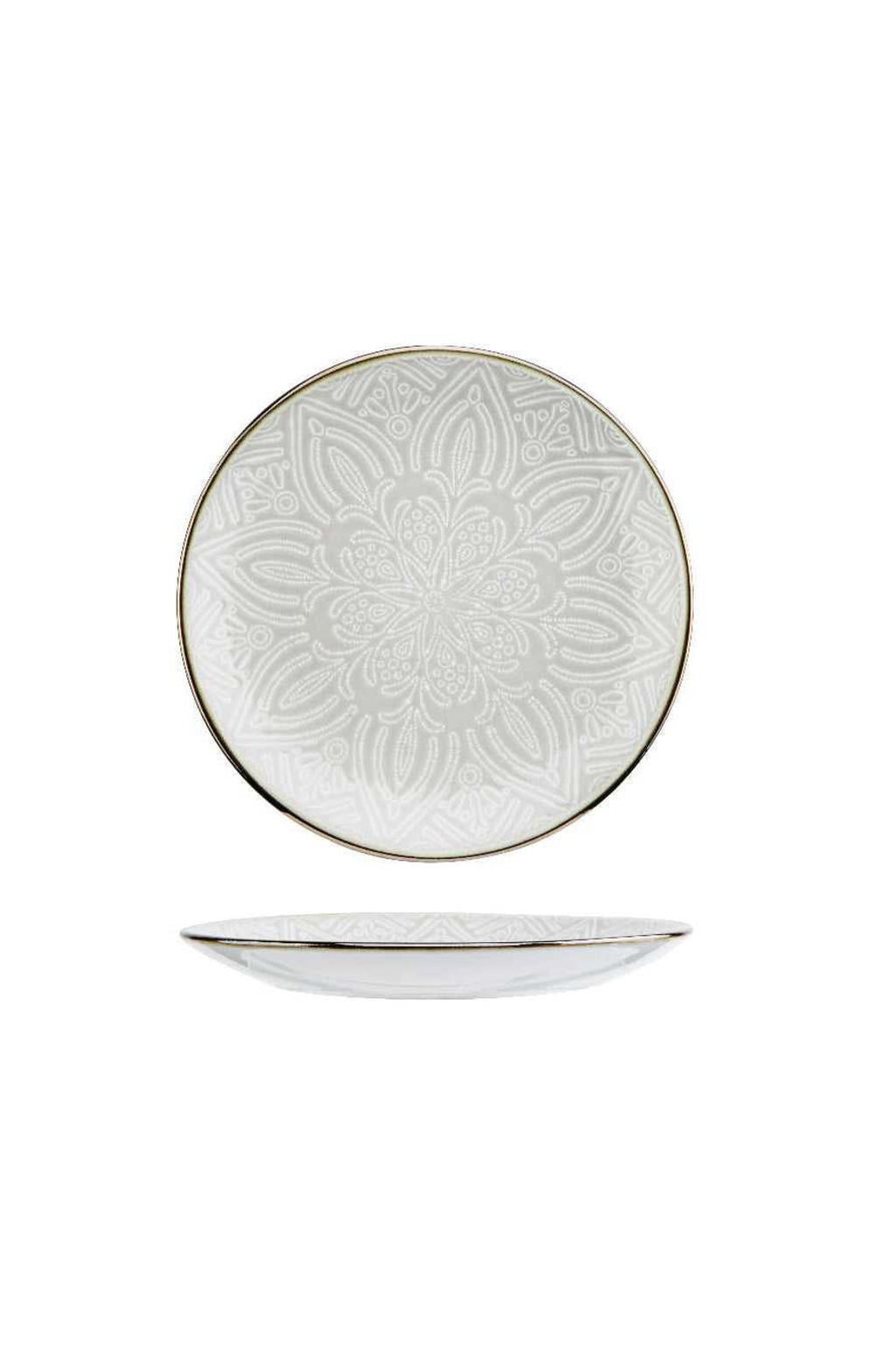 Cosy & Trendy Ontbijtborden / Dessertborden Murano Beige ø 20 cm - 6 Stuks