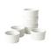 Cookinglife Ramekins / Soufflébakje / Creme Brulee Schaaltjes - Wit ø 9 cm - 6 stuks