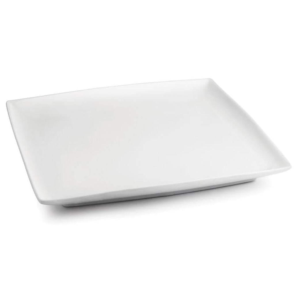 BonBistro Ontbijtborden / Dessertborden Yong Squito 23 x 23 cm - Wit - 6 stuks