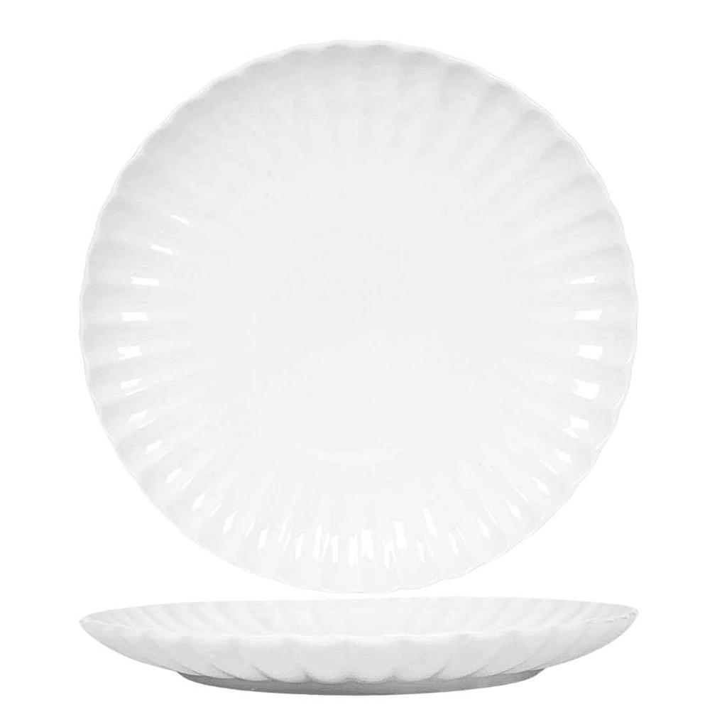 Cookinglife Ontbijtborden / Dessertborden Cardida Off White ø 19.5 cm - 6 Stuks
