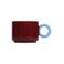 ONA beker (280 ml) burgundy/lichtblauw Lou