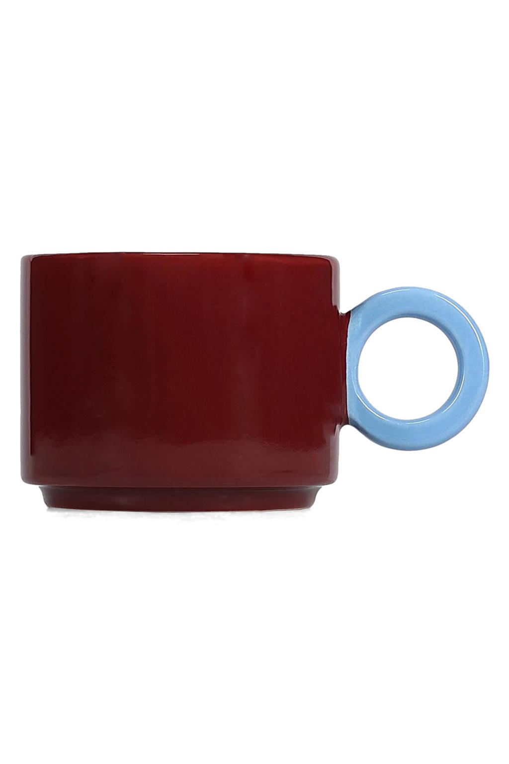 ONA beker (280 ml) burgundy/lichtblauw Lou