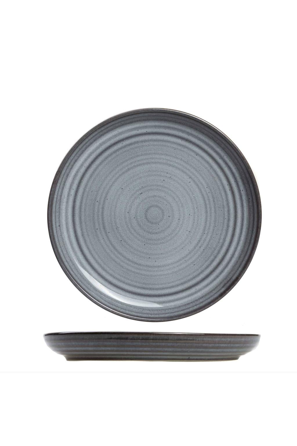 Cosy & Trendy Ontbijtborden / Dessertborden Kentucky Grey ø 22 cm - 4 Stuks