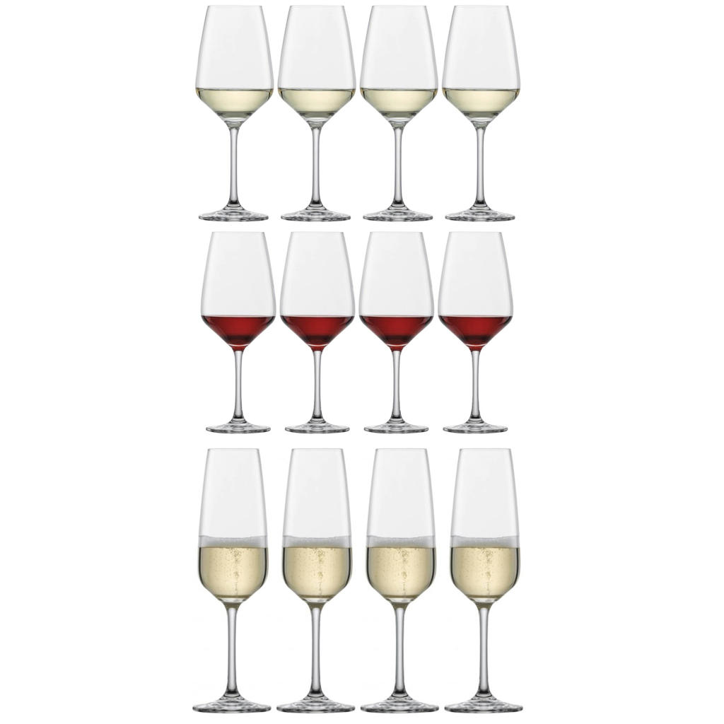 Schott Zwiesel Wijnglazen Set Tulip - 12-delig- Rode & Witte Wijnglazen & Champagneglazen