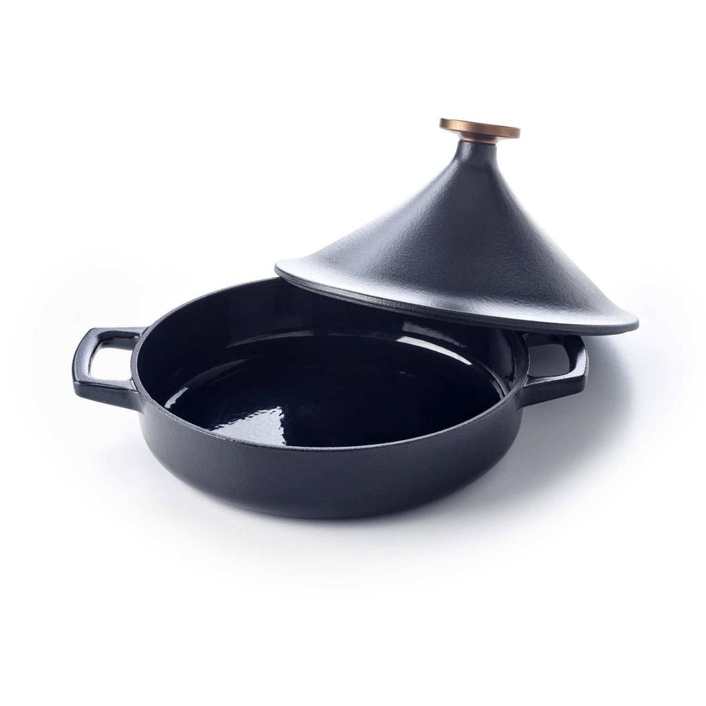 Alva Tajine - Nori - Gietijzer ø 28 cm - 3 liter - geëmailleerde anti-aanbaklaag