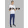 adidas Performance trainingsbroek - donkerblauw/wit