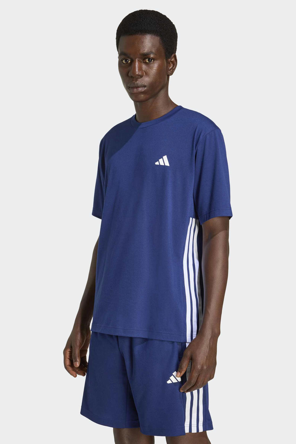 adidas Performance sportshirt - donkerblauw