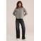 WE Fashion geruite blouse - grijs