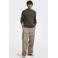 ONLY & SONS loose fit cargobroek - beige