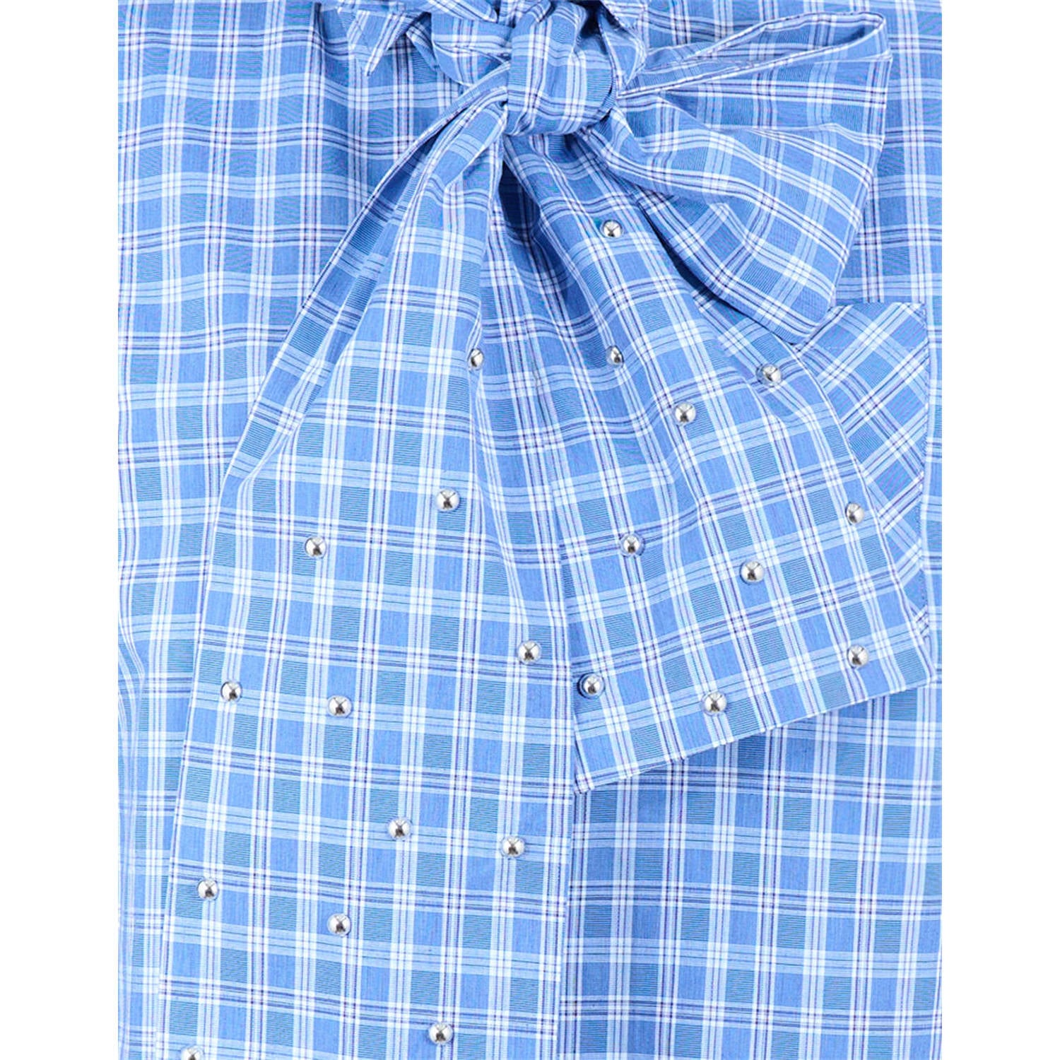 Shoeby Studio Geruite blouse blauw