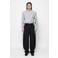 Shoeby Studio blousetop met ritssluiting - grijs