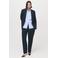 Mango straight leg broek - blauw