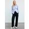 Mango flared broek - blauw