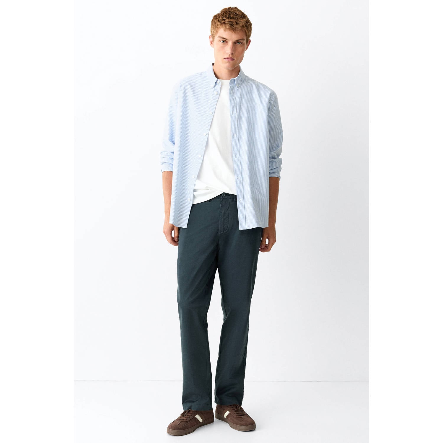 MANGO TEEN chino donkerblauw