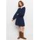 Mango Kids blouse met ruches en studs - marineblauw