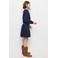 Mango Kids korte A-lijn rok met studs - marineblauw