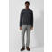 QS katoenen regular fit gebreide trui - marine