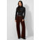 QS top met col - zwart