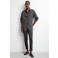 comma slim fit casual broek - donkerbruin