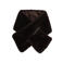 s.Oliver BLACK LABEL sjaal van imitatiebont donkerbruin
