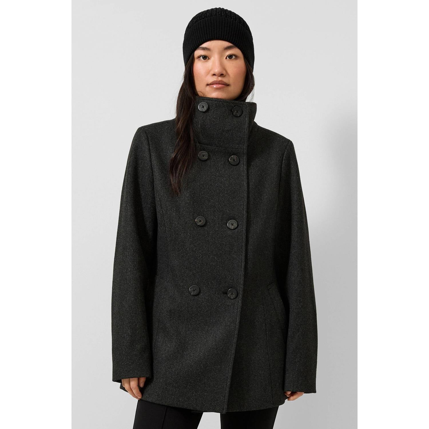 QS winterjas antraciet