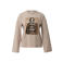 s.Oliver top met print - beige
