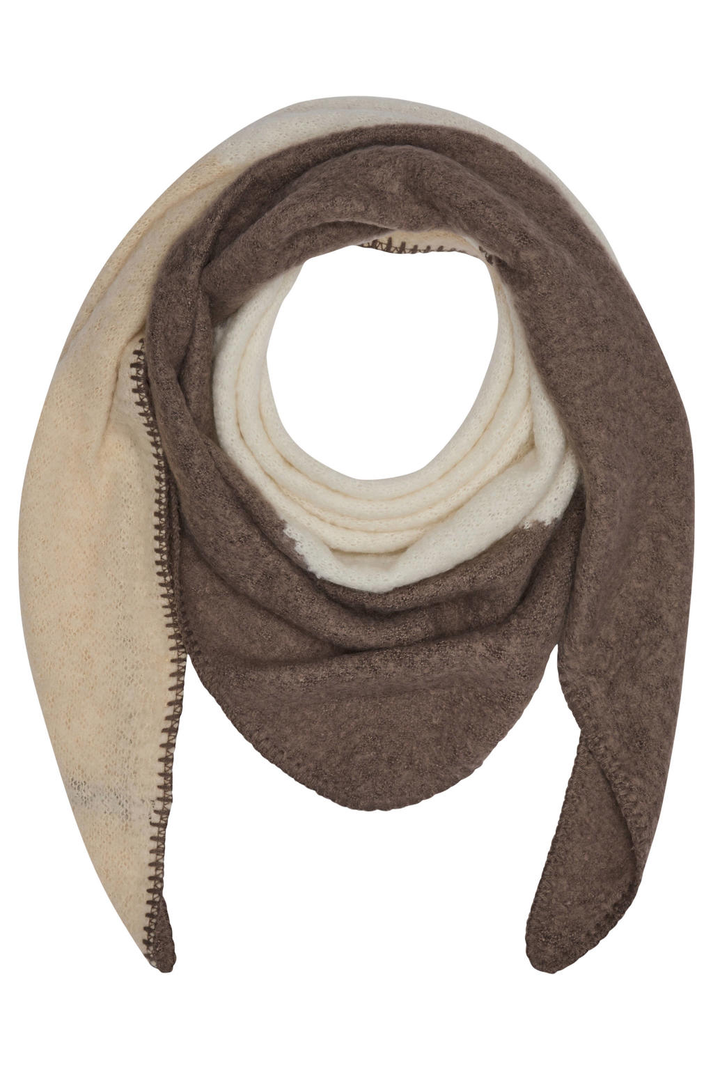 s.Oliver triangle scarf bruin