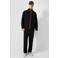 QS relaxed fit twill overshirt - zwart