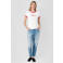 S.Oliver x Heidi Klum T-shirt met logo - ecru/rood