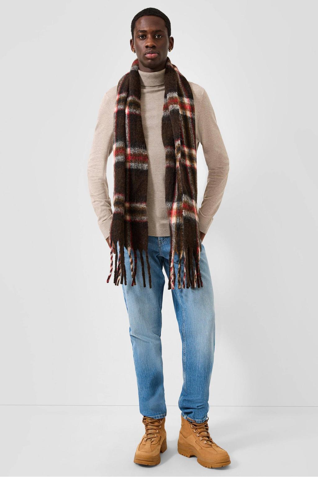 QS slim fit coltrui - lichtbruin