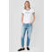 S.Oliver x Heidi Klum T-shirt met logo - ecru/blauw