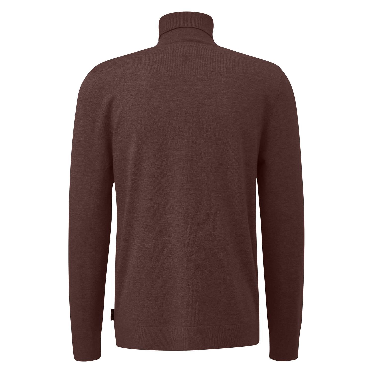 QS slim fit coltrui donkerbruin