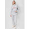 s.Oliver x Heidi Klum straight leg gemêleerde joggingbroek - grijs