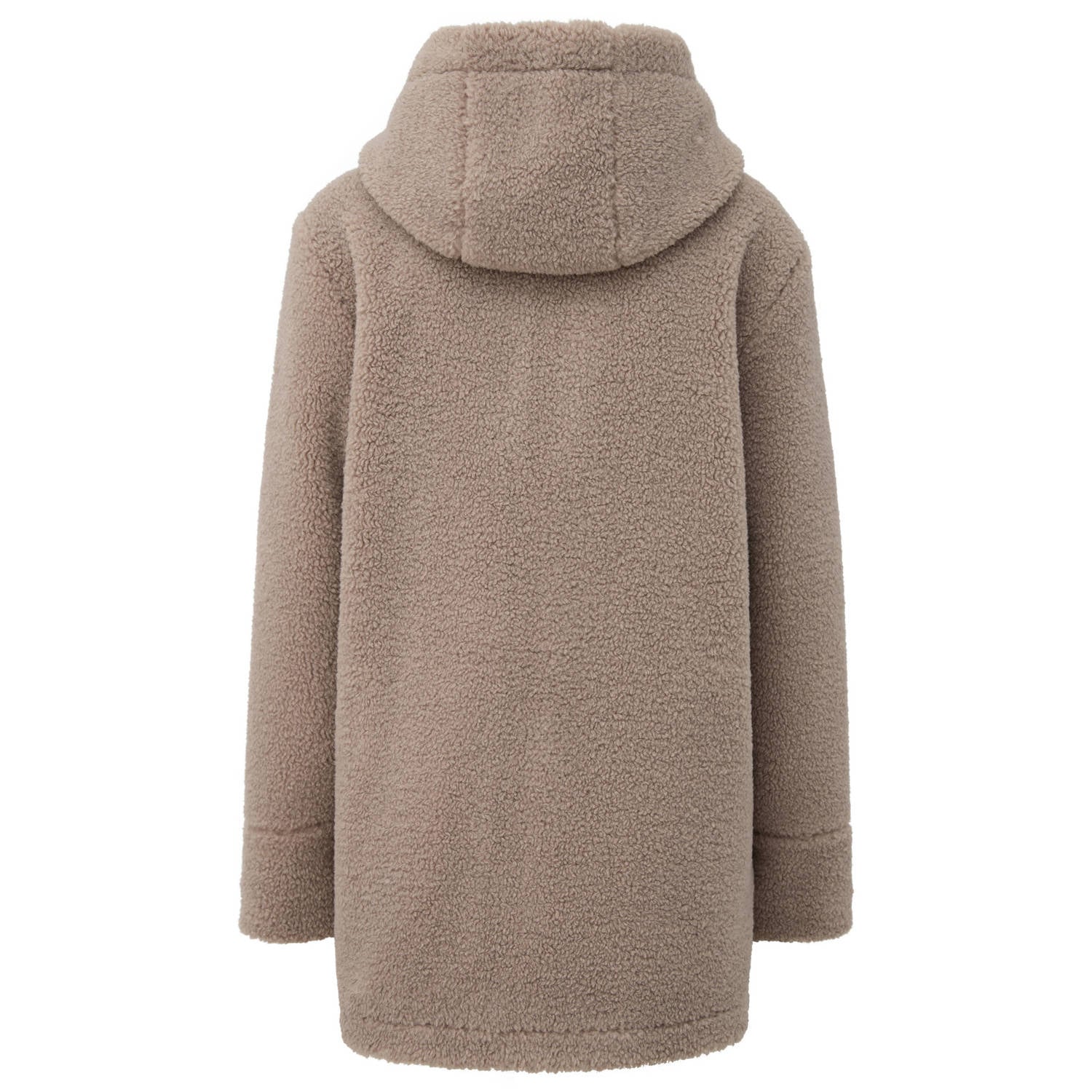 s.Oliver Curve Plus Size teddy jas taupe