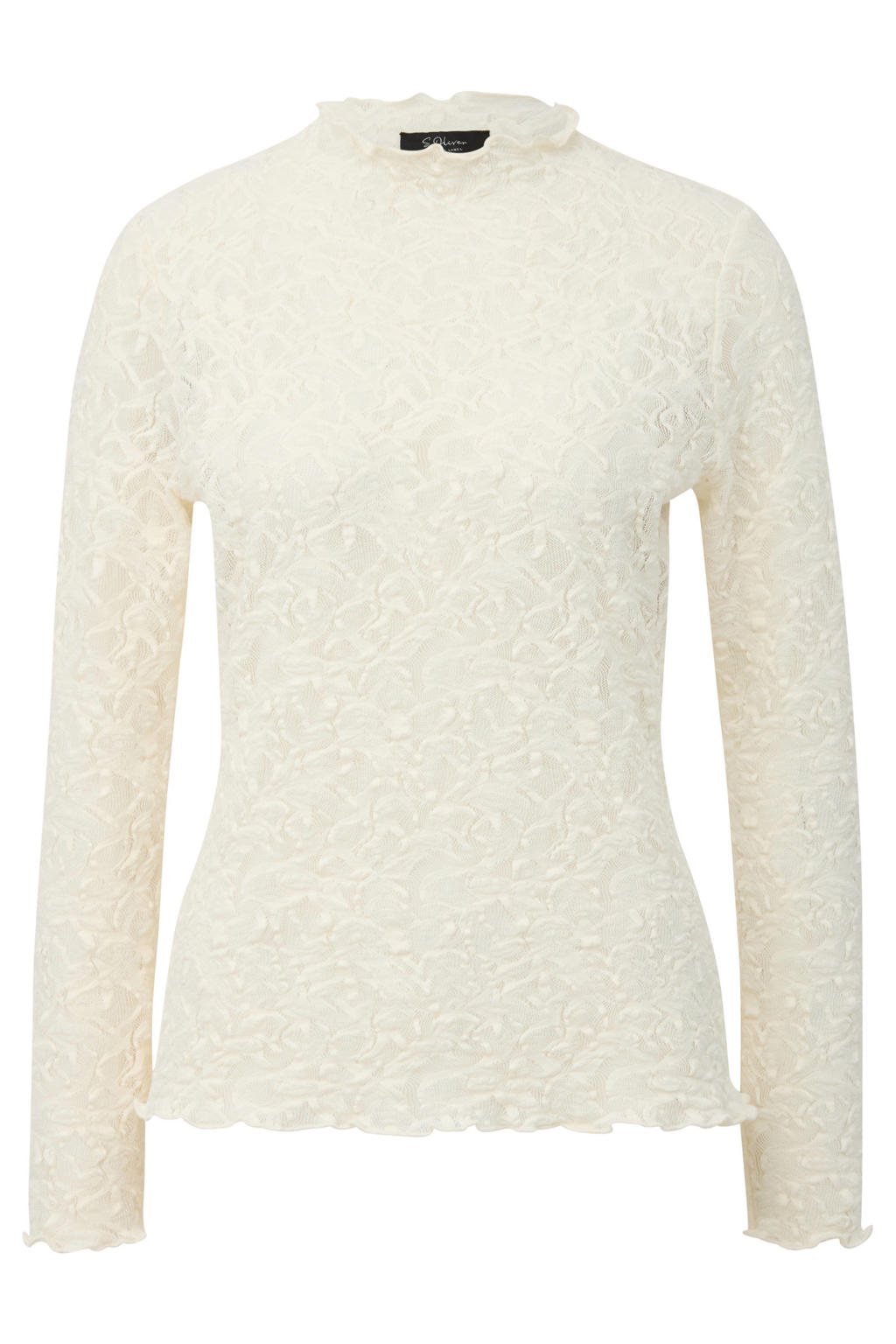 s.Oliver BLACK LABEL top met ruches
