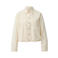 s.Oliver blouse met plooien - ecru