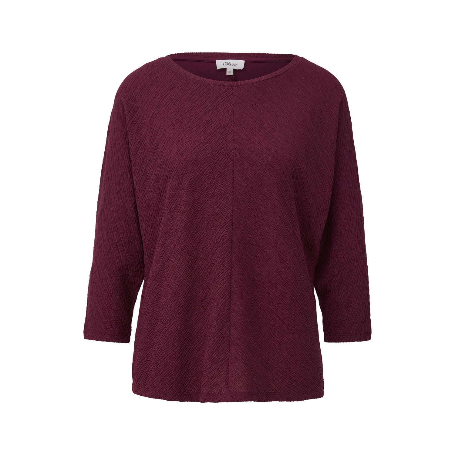 S.Oliver Curve Plus Size top donkerpaars