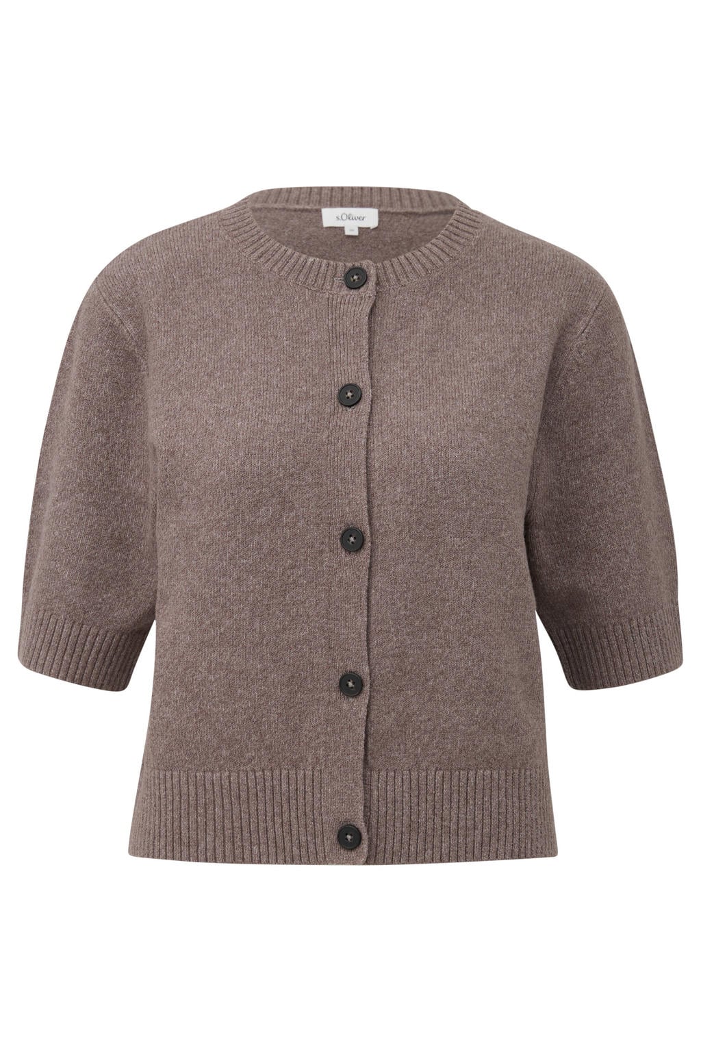 s.Oliver Curve gebreid vest met wol