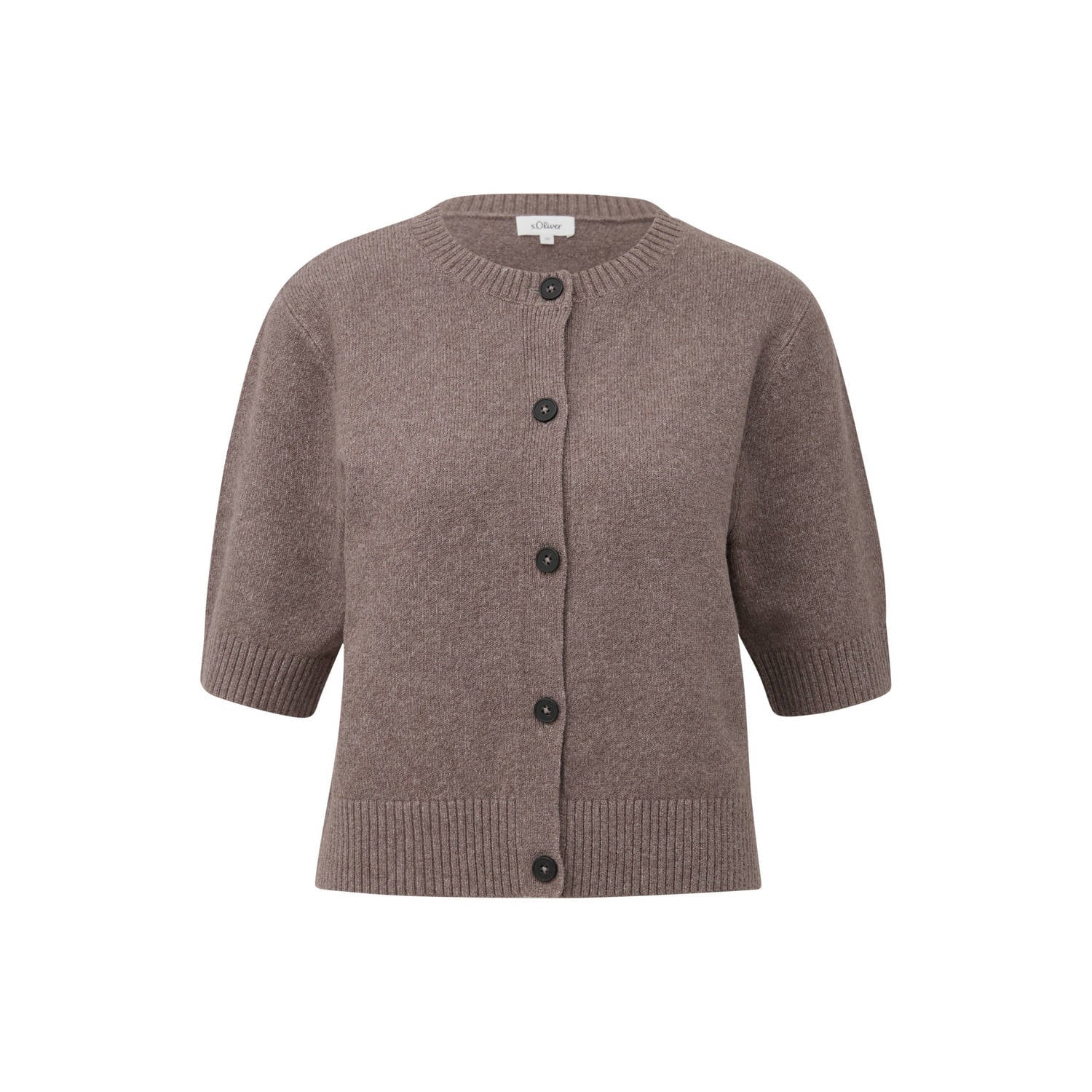 S.Oliver Curve gebreid vest met wol