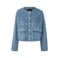 s.Oliver BLACK LABEL suèdelook jasje - blauw