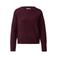 s.Oliver Curve Plus Size katoenen gebreide trui - paars