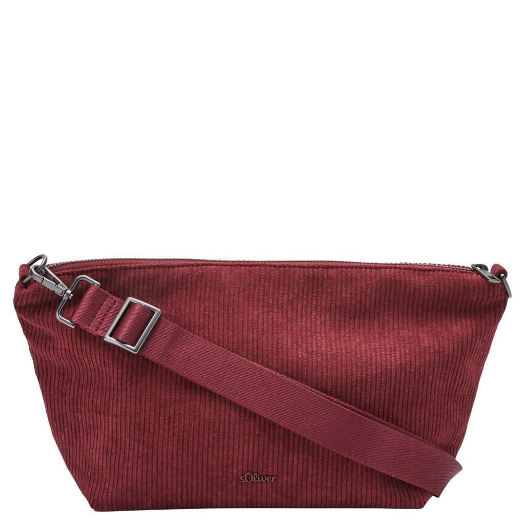 s.Oliver crossbody tas bordeauxrood