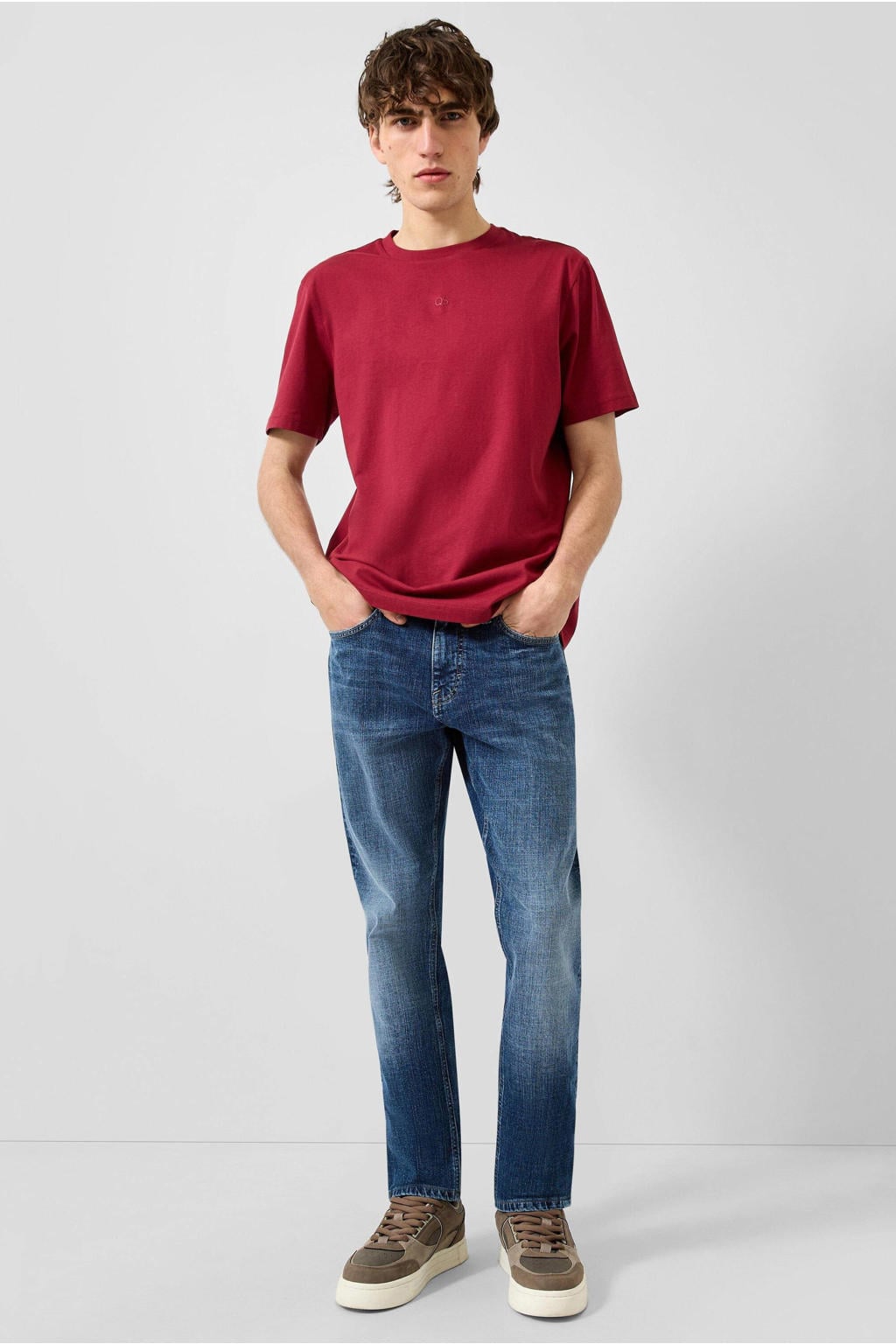 QS Rick slim fit jeans - blauw