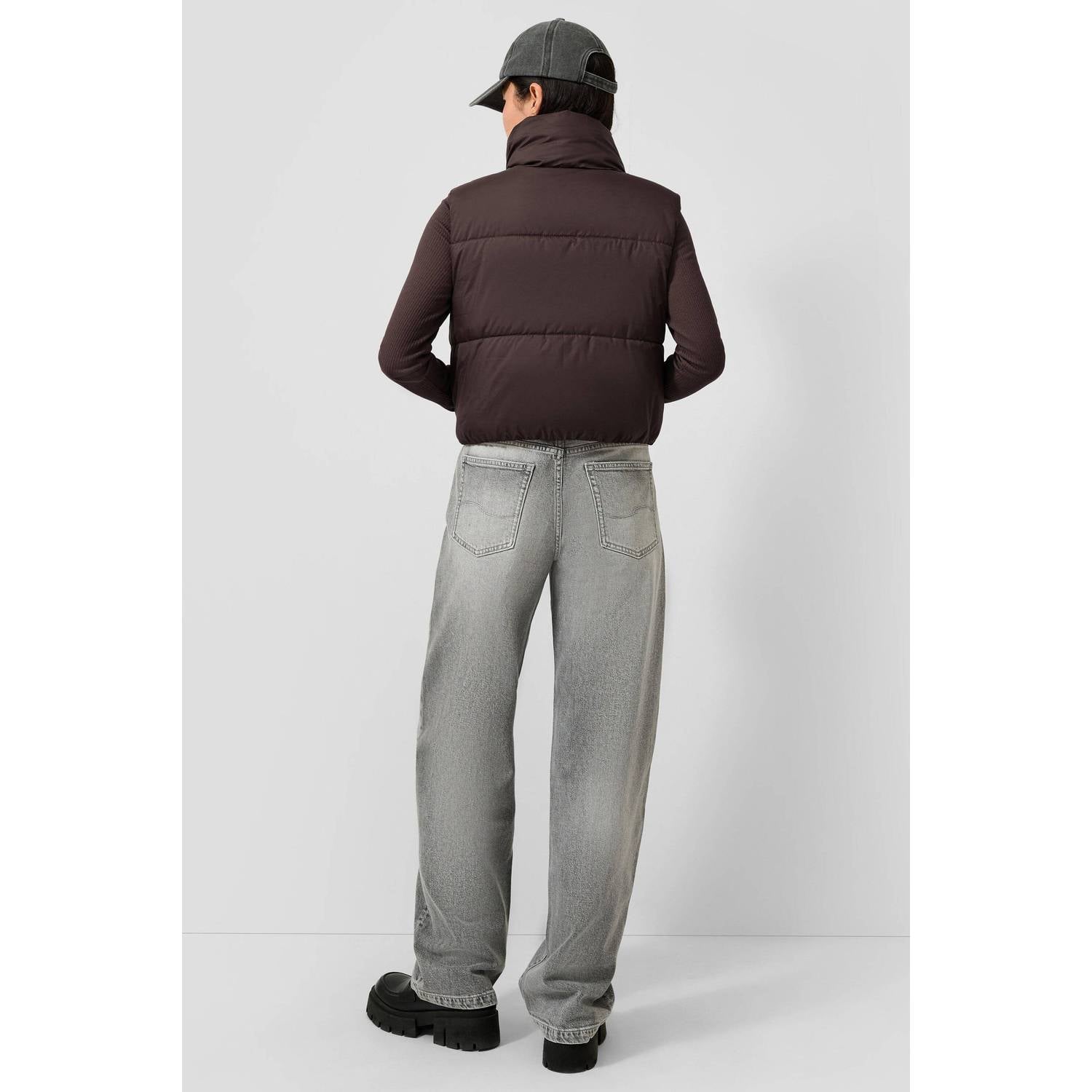 QS bodywarmer donkerbruin