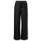 s.Oliver BLACK LABEL imitatieleren wide leg broek - zwart