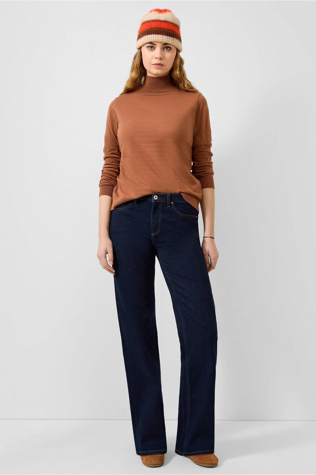 QS straight leg jeans - dark blue