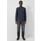 QS regular fit longsleeve - donkerblauw